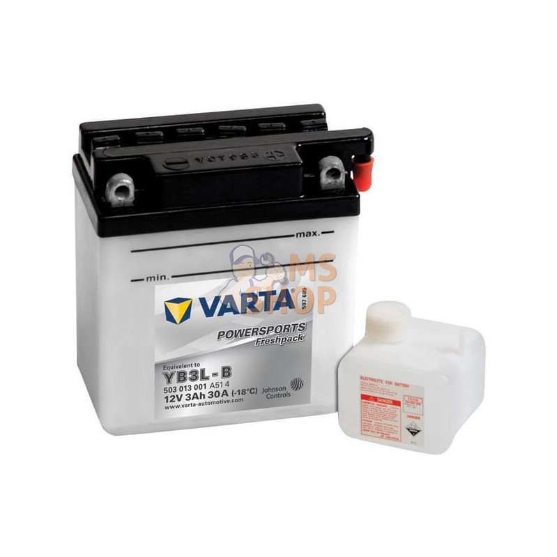 Batterie 12V 3Ah 30A VARTA | VARTA Batterie 12V 3Ah 30A VARTA | VARTAPR#633781