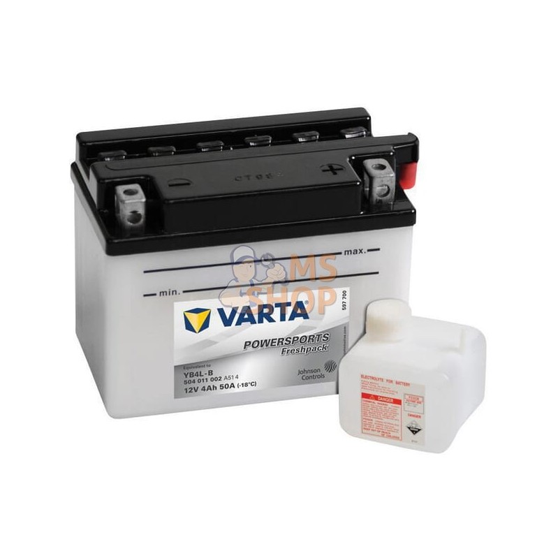 Batterie 12V 4Ah 50A VARTA | VARTA Batterie 12V 4Ah 50A VARTA | VARTAPR#633788