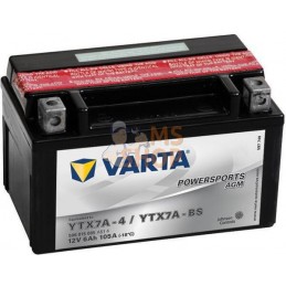 Batterie 12V 6Ah 105A AGM Powersports VARTA | VARTA Batterie 12V 6Ah 105A AGM Powersports VARTA | VARTAPR#633780