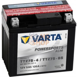 Batterie 12V 5Ah 120A AGM Powersports VARTA | VARTA Batterie 12V 5Ah 120A AGM Powersports VARTA | VARTAPR#633770