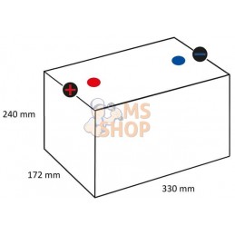 Batterie Promotive utilisation intensive 12 V 105 Ah 800 A VARTA | VARTA Batterie Promotive utilisation intensive 12 V 105 Ah 80