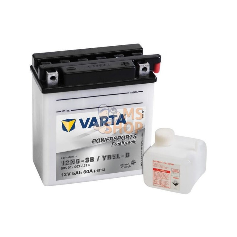 Batterie 12V 5Ah 60A VARTA | VARTA Batterie 12V 5Ah 60A VARTA | VARTAPR#633776