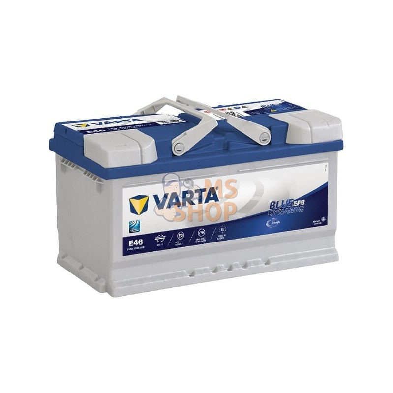 Batterie 12V 75Ah 730A Blue Dynamic VARTA | VARTA Batterie 12V 75Ah 730A Blue Dynamic VARTA | VARTAPR#633675