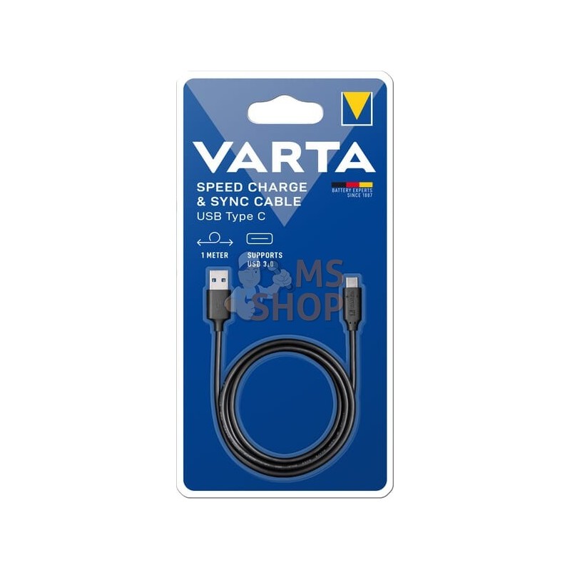 Câble USB 3,1 Type C | VARTA CONSUMER BATTERIES Câble USB 3,1 Type C | VARTA CONSUMER BATTERIESPR#885491