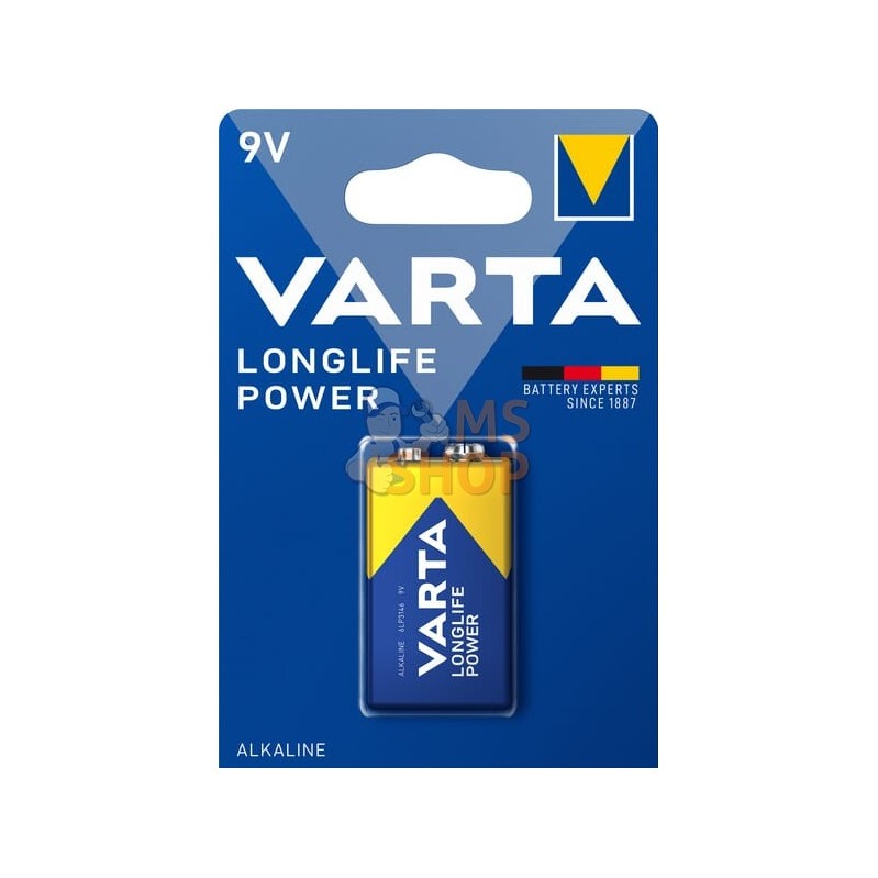 Pile E 9V 6LR61 (x1) | VARTA CONSUMER BATTERIES Pile E 9V 6LR61 (x1) | VARTA CONSUMER BATTERIESPR#885415