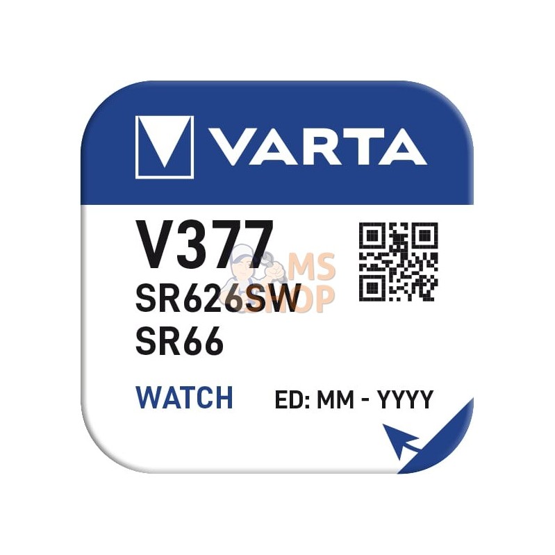 Batterie V 377 | VARTA CONSUMER BATTERIES Batterie V 377 | VARTA CONSUMER BATTERIESPR#1025243