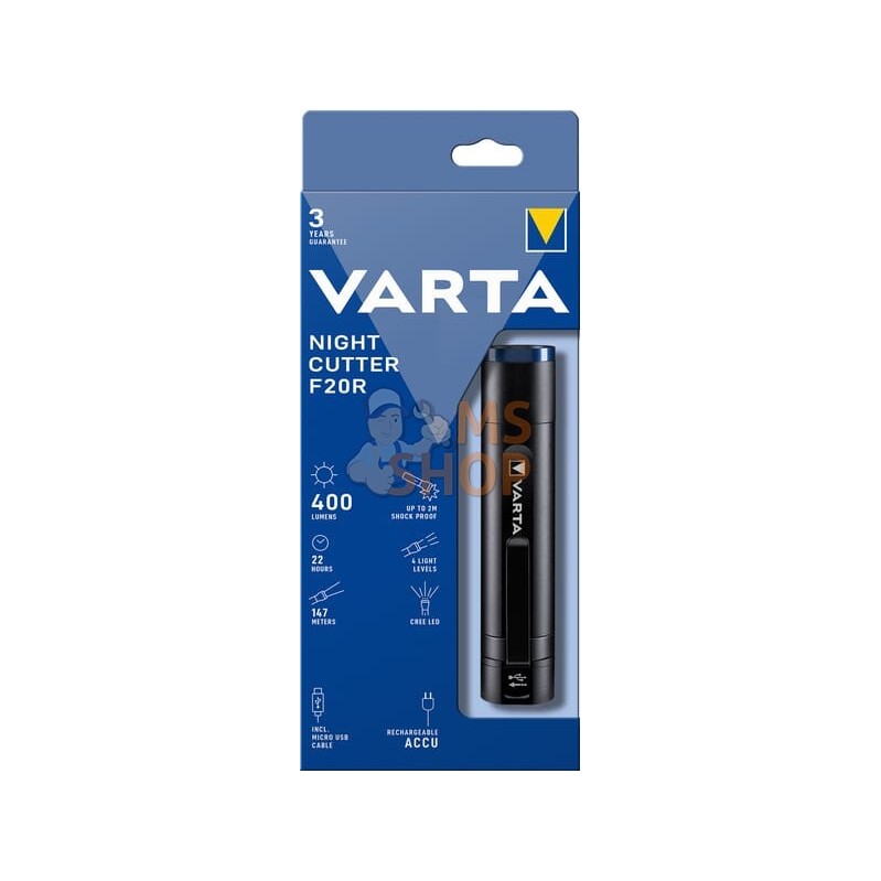 Lampe de poche Night Cutter F20R | VARTA CONSUMER BATTERIES Lampe de poche Night Cutter F20R | VARTA CONSUMER BATTERIESPR#885479