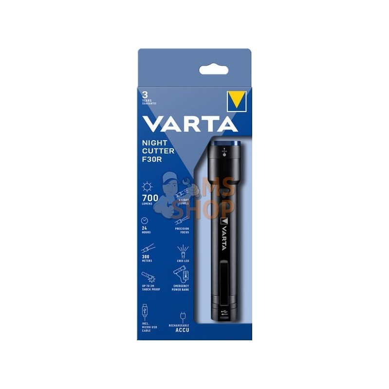 Lampe de poche Night Cutter F30R | VARTA CONSUMER BATTERIES Lampe de poche Night Cutter F30R | VARTA CONSUMER BATTERIESPR#885480