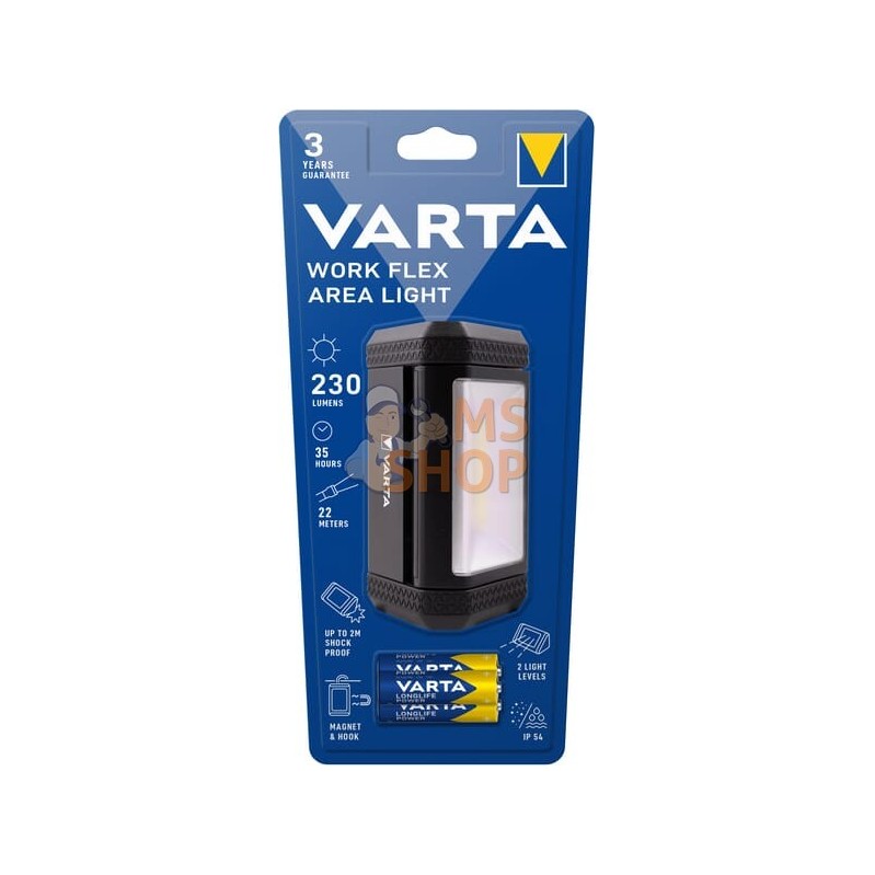 Lampe de travail Work Flex Area Light | VARTA CONSUMER BATTERIES Lampe de travail Work Flex Area Light | VARTA CONSUMER BATTERIE