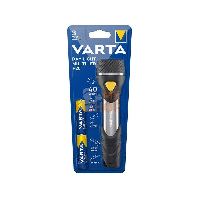 Lampe de poche Day Light Multi LED F20 | VARTA CONSUMER BATTERIES Lampe de poche Day Light Multi LED F20 | VARTA CONSUMER BATTER