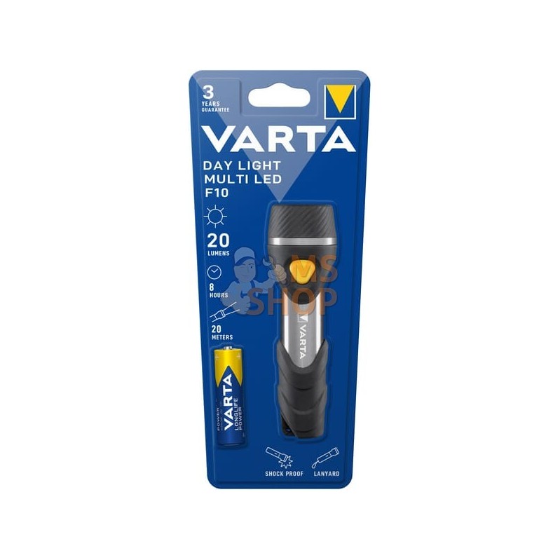 Lampe de poche Day Light Multi LED F10 | VARTA CONSUMER BATTERIES Lampe de poche Day Light Multi LED F10 | VARTA CONSUMER BATTER