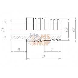 Raccord de tuyau 63 x 63 Kleber | VDL Raccord de tuyau 63 x 63 Kleber | VDLPR#883517