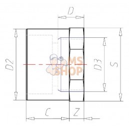 Manchon adapt. 125mm x F 4" | VDL Manchon adapt. 125mm x F 4" | VDLPR#883349