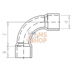 Coude PVC 90° 90mm | VDL Coude PVC 90° 90mm | VDLPR#883258