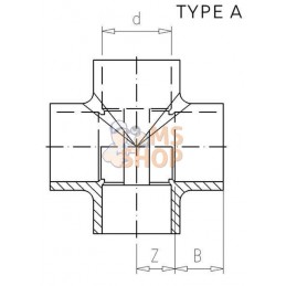 Croix en PVC 4x110mm | VDL Croix en PVC 4x110mm | VDLPR#883273