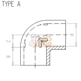 Coude 90° 3/4"x3/4" | VDL Coude 90° 3/4"x3/4" | VDLPR#883216