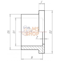 Douille à collet en PVC 32mm | VDL Douille à collet en PVC 32mm | VDLPR#883275