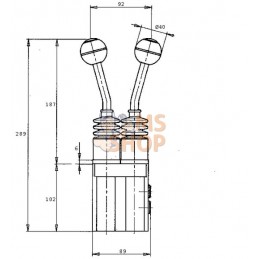 Levier servo SV20-1-B01-G001A | WALVOIL Levier servo SV20-1-B01-G001A | WALVOILPR#903434