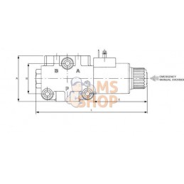 Vanne électrique A 3 voie 12V 3/4 BSP | WALVOIL Vanne électrique A 3 voie 12V 3/4 BSP | WALVOILPR#780994