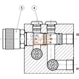 Régulateur de débit 3 voies OMP/R | WALVOIL Régulateur de débit 3 voies OMP/R | WALVOILPR#781144