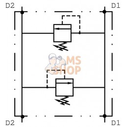 Clapet de régulation de pression en acier 1/2 BSP | WALVOIL Clapet de régulation de pression en acier 1/2 BSP | WALVOILPR#781055