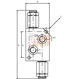 Clapet de régulation de pression en acier 1/2 BSP | WALVOIL Clapet de régulation de pression en acier 1/2 BSP | WALVOILPR#781055