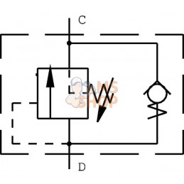 Clapet de régulation de pression en acier | WALVOIL Clapet de régulation de pression en acier | WALVOILPR#781093