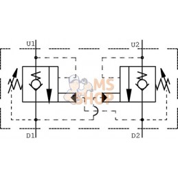 Soupape d'équilibrage VODL 05 A06 S B 3/8 | WALVOIL Soupape d'équilibrage VODL 05 A06 S B 3/8 | WALVOILPR#781125