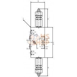 Soupape d'équilibrage VODL 05 A06 S B 3/8 | WALVOIL Soupape d'équilibrage VODL 05 A06 S B 3/8 | WALVOILPR#781125