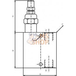 Soupape de séquence VDSRL05 A 06S B(20-80bar) | WALVOIL Soupape de séquence VDSRL05 A 06S B(20-80bar) | WALVOILPR#781095