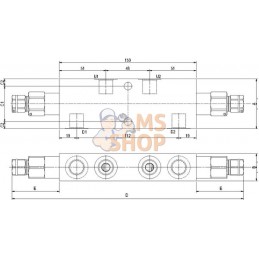 Soupape d'équilibrage N1116 3/8 G5P4 | WALVOIL Soupape d'équilibrage N1116 3/8 G5P4 | WALVOILPR#781126