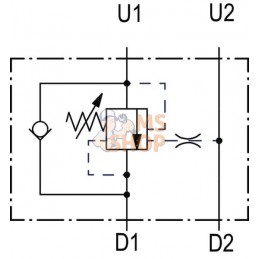 Soupape d'équilibrage N1116 3/8 G5P4 | WALVOIL Soupape d'équilibrage N1116 3/8 G5P4 | WALVOILPR#781133