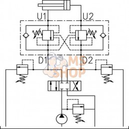 Soupape d'équilibrage N1116 3/8 G5P4 | WALVOIL Soupape d'équilibrage N1116 3/8 G5P4 | WALVOILPR#781129