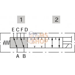 Vanne électrique A 6 voie 12V 3/4 BSP | WALVOIL Vanne électrique A 6 voie 12V 3/4 BSP | WALVOILPR#780996