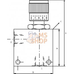Régulateur de débit à 2 voies A04 AZ | WALVOIL Régulateur de débit à 2 voies A04 AZ | WALVOILPR#781044