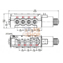 Distr. DFE110 12/2, 12 VDC 1/2 | WALVOIL Distr. DFE110 12/2, 12 VDC 1/2 | WALVOILPR#903183