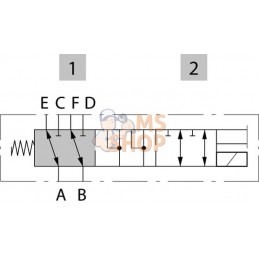 Soupape 6/2 A 24VCC 1/2" | WALVOIL Soupape 6/2 A 24VCC 1/2" | WALVOILPR#780991