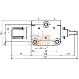 Distribut. 3 voies DF25/3A-12L | WALVOIL Distribut. 3 voies DF25/3A-12L | WALVOILPR#903179