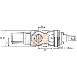 Distribut. 3 voies DF25/3A-12L | WALVOIL Distribut. 3 voies DF25/3A-12L | WALVOILPR#903179