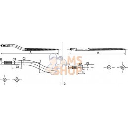 Dent dés. M22x880mm Vicon Org. | VICON Dent dés. M22x880mm Vicon Org. | VICONPR#614284