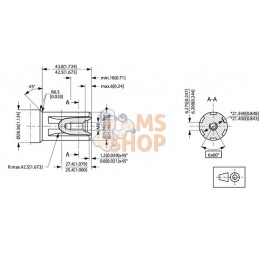 Moteur orb., arbre Ø 1" Z6 A2 | WHITE Moteur orb., arbre Ø 1" Z6 A2 | WHITEPR#1112723