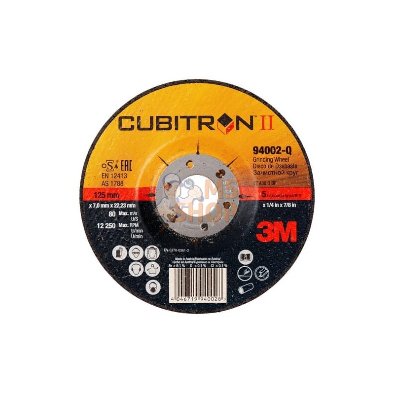 Disque Cubitron II 125x7x22mm | 3M Disque Cubitron II 125x7x22mm | 3MPR#505574