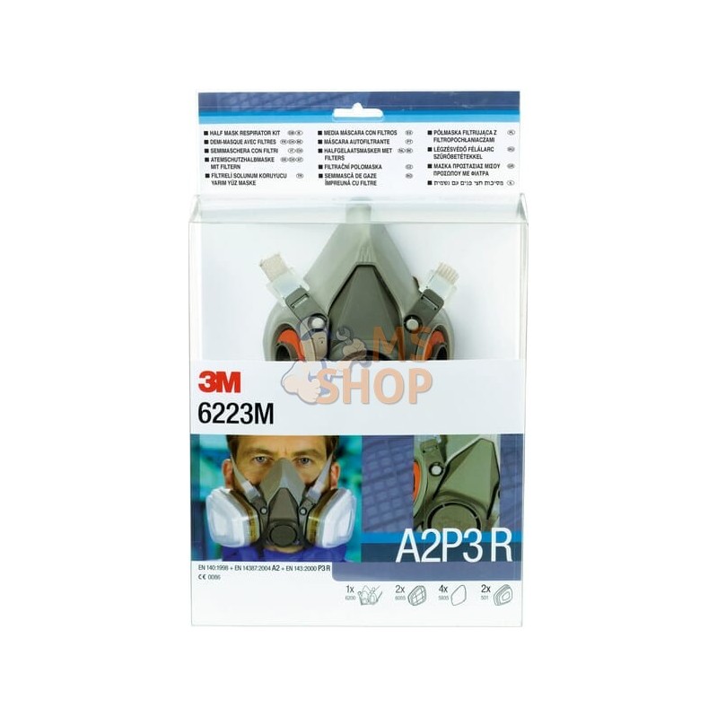 Kit démarrage a. filtre A2P3R | 3M Kit démarrage a. filtre A2P3R | 3MPR#640015