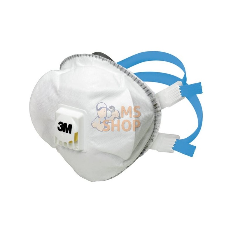 Masque anti-poussière avec valve P2 5pcs | 3M Masque anti-poussière avec valve P2 5pcs | 3MPR#640038