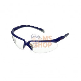 Lunettes de sécurité Solus 2000, monture bleue/grise, antirayures+ (K), verres transparents | 3M Lunettes de sécurité Solus 2000