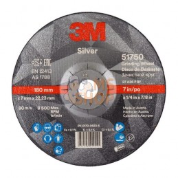 Disque à meuler T27 - 180x7x22,23mm | 3M Disque à meuler T27 - 180x7x22,23mm | 3MPR#505578