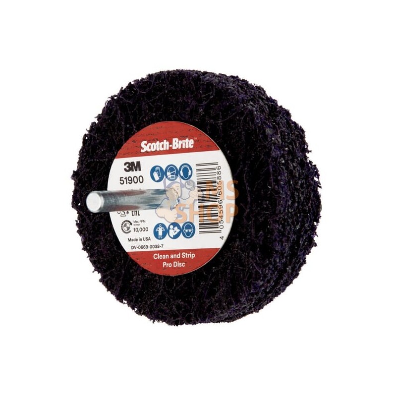 Disque Clean and Strip XA-ZS Pro disc 100mmx25mmx6mm | 3M Disque Clean and Strip XA-ZS Pro disc 100mmx25mmx6mm | 3MPR#505528