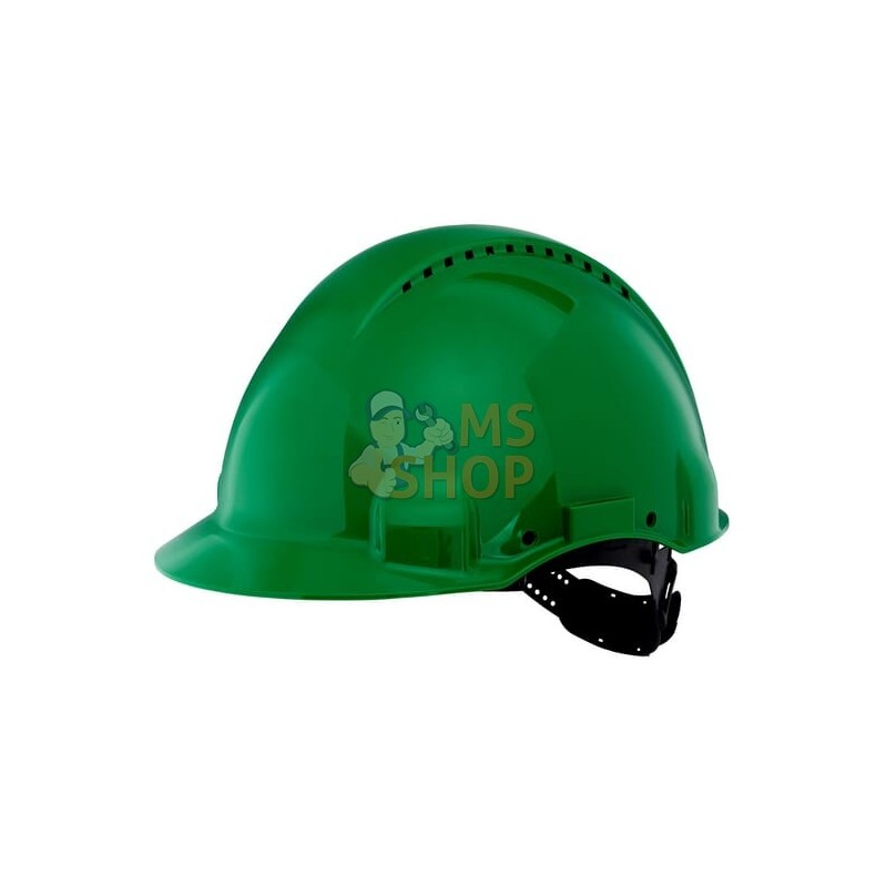 Casque de sécurité vert G3000 | 3M Casque de sécurité vert G3000 | 3MPR#583572