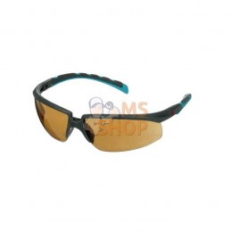 Lunettes de sécurité Solus 2000, monture grise/bleue-verte, antibuée (K&N), verres bruns | 3M Lunettes de sécurité Solus 2000, m