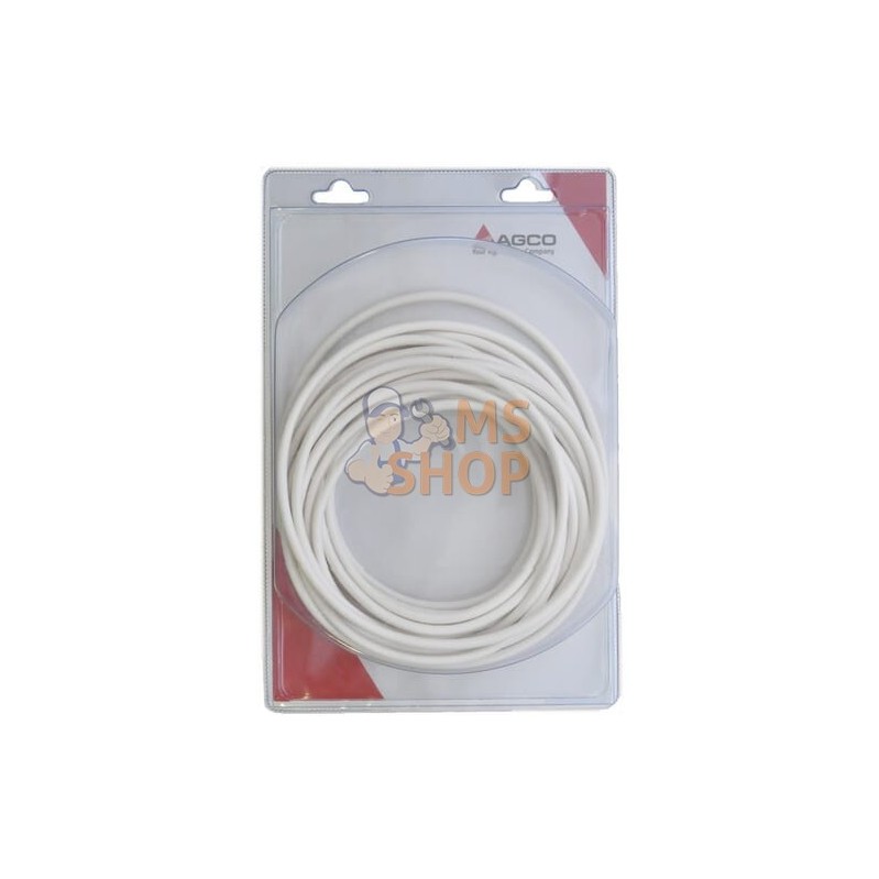 Câble rond 2x0,75mm² blanc 10m | AGCO BLISTER Câble rond 2x0,75mm² blanc 10m | AGCO BLISTERPR#1113240